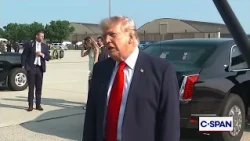 President Trump Inaugural Flight on New Air Force One