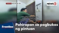 Relate rin ba kayo sa pahirapan sa pagbubukas ng pintuan ngayong nag-uuulan? | Frontline Tonight