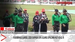 South Sumatra 2026 Honor Guard Prepares for the 81st Indonesian Independence Day Ceremony