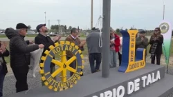 Leones y Rotarios dan la bienvenida en Tala