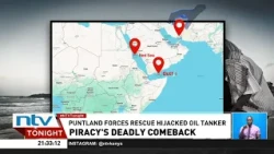 Somali pirates kill five sailors aboard a hijacked oil tanker off the coast of the Horn of Africa