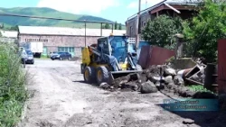 06 07 26 Սևան համայնքի Դդմաշեն բնակավայրում մեկնարկել են ասֆալտապատման աշխատանքները