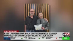 East Lampeter officer saves man suffering from heart attack