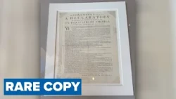 Rare Declaration of Independence copy now in Lewiston