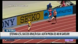 ȘTEFANIA UȚĂ, HUGE SUCCESS IN THE USA: GOLD IN THE 400M HURDLES!