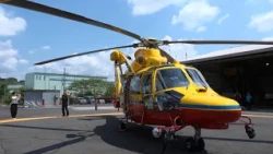 Shiga Prefecture Disaster Prevention Aviation Corps Marks 30th Anniversary, Pledges Continued Saf...