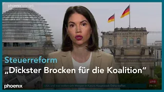 phoenix nachgefragt mit Karina Mößbauer zur Steuerreform | 29.06.26
