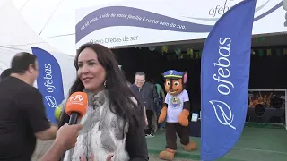 Ofebas comfort dog makes an appearance at the Votorantim June Festival