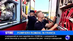 Romanian firefighters in France