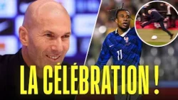 ZIDANE WENT CRAZY over OLISE'S goal - Reactions from Belgium - France