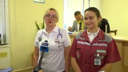The first ambulance crew competition was held in Pinsk.