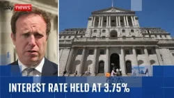 Bank of England holds interest rate at 3.75%