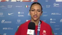 Mediterranean Games "Taranto 2026" - Athletics.. Moroccan Salma El Hilali after her crowning