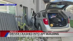 Driver crashes into apartment building in Northglenn