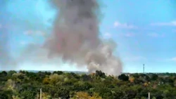 Fire sends plumes of smoke over Rogers, near area where fireworks debris was found days earlier