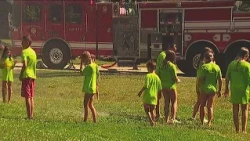 Noblesville brings out tactical gear to help kids cool off