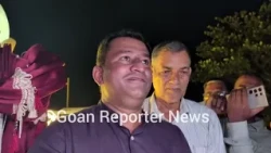 Goan Reporter:GTDC Chairman Kedar Naik inaugurated Beautification and Illumination of Saligao Circle