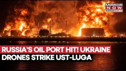 Ukraine Drones Strike Russia’s Vital Oil Lifeline! Ust-Luga Port Hit In Explosive Attack