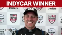 IndyCar driver Marcus Ericsson talks latest win, Freedom 250 Grand Prix