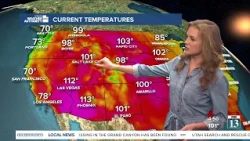 Heat holding on - Saturday evening forecast