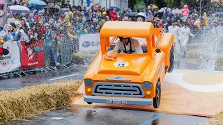 Top 100 Funny Crashes from Red Bull Soapbox Race
