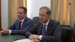 B. Gunba held a meeting with First Deputy Prime Minister of Russia Denis Manturov