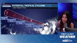System remains disorganized, still on track to become tropical storm Thursday