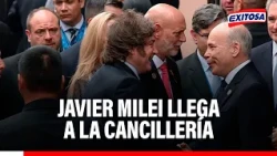 🔴🔵President of Argentina arrives at the Peruvian Foreign Ministry to meet with Keiko Fujimori