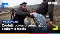 Mladík chce ukončit život skokem z mostu | Policie v akci