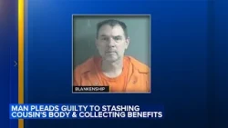 NJ man pleads guilty to stashing cousin's body, collecting benefits