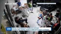 Bătaie la Ruginoasa: ploaie de lovituri asupra unui tânăr, chiar și când este căzut la pământ