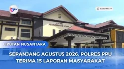 SEPANJANG AGUSTUS 2026, POLRES PPU TERIMA 15 LAPORAN MASYARAKAT