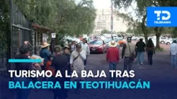 Shooting and closure of the Pyramid of the Sun hit tourism in Teotihuacán