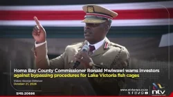 Homa Bay Commissioner warns fish cage investors against flouting Lake Victoria regulations
