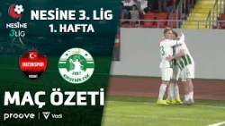 Yozgat Belediye Bozok Spor - Ejderoğlu Kırşehir | Nesine 3rd League Group 3 Week 1 Match Summary