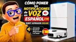 How to SET VOICE NOTIFICATIONS to SPANISH 🇪🇸 | DREAME Robot Vacuum