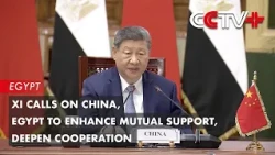 Xi Calls on China, Egypt to Enhance Mutual Support, Deepen Cooperation