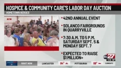 42nd annual Labor Day auction in Lancaster County to benefit those in hospice care