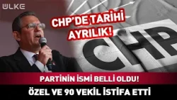 Özgür Özel and 90 MPs resigned! The party's name has been revealed #breakingnews #chp