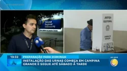 Installation of voting machines begins in Campina Grande and continues until Saturday afternoon
