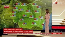 METEO. Maxime de 32 de grade în sud-vest