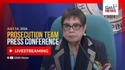 Prosecution team holds press conference after the impeachment (July 14, 2026) -Replay | GMA News
