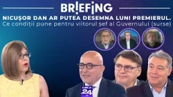 Briefing. Nicușor Dan ar putea desemna luni premierul. Ce condiții pune