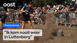 Lisa is completely wiped out during the National Hole-Digging Championship | RTV Oost