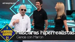 Máscaras hiperrealistas: la transformación de Pablo Motos y Marron en pleno directo - El Hormiguero