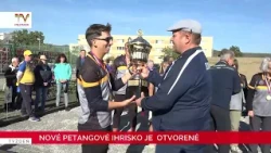 Nové petangové ihrisko je otvorené