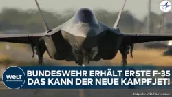 BUNDESWEHR: Air Force receives first F-35s from USA! What the new fighter jet can do