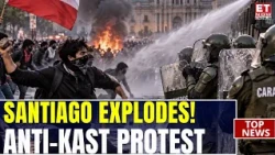 Santiago Chaos! Students Battle Carabineros During Protest Against Kast Government | World News