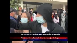 PROTESTA E STUDENTËVE DHE GJIMNAZISTËVE NË SHKODËR