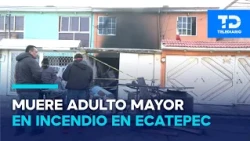 Elderly person dies in fire in Ciudad Azteca, Ecatepec; neighbors tried to put out the blaze